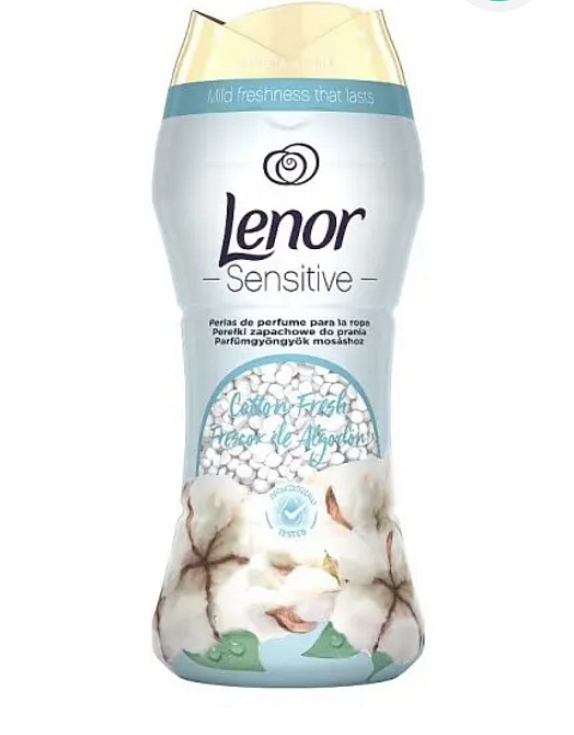 Кондиціонер – парфум для білизни в гранулах Lenor Sensitive Cotton Fresh 210 г Виноградів - фото 1