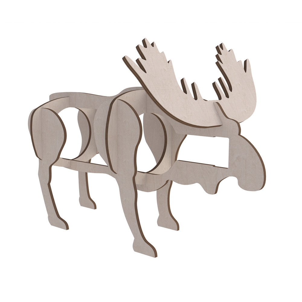 Подставка EKOSTAR для бутылки Лось 2 Киев - изображение 2