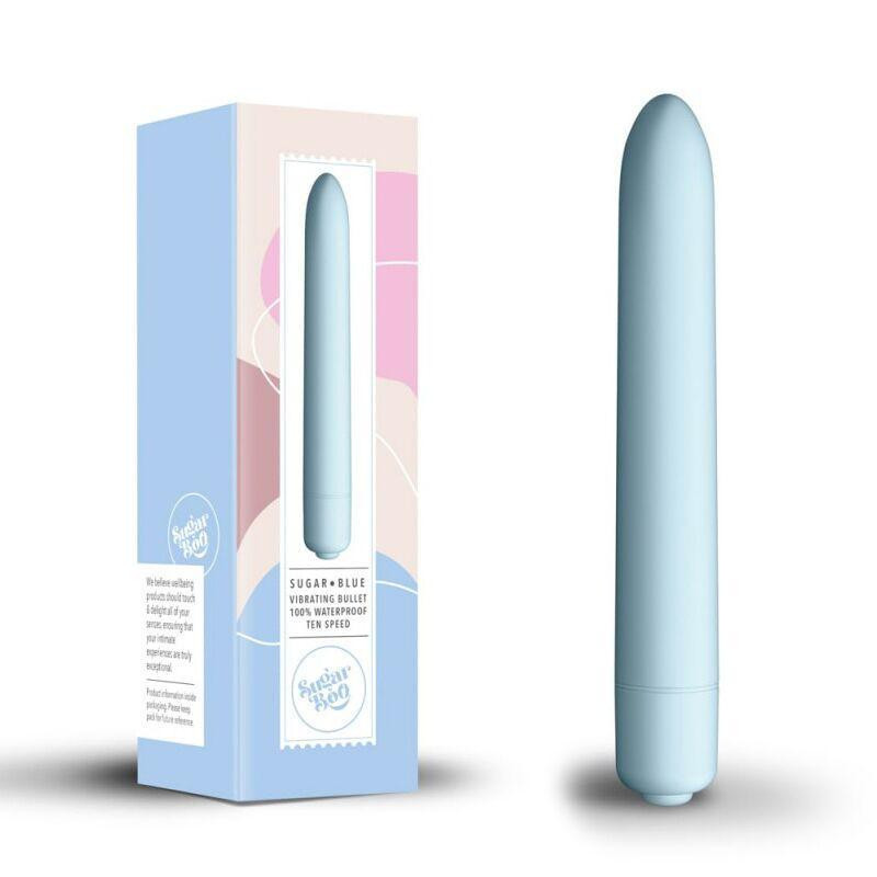 Мини-вибратор SugarBoo Sugar Blue, 10 уровней интенсивности Sex Aura Киев - изображение 4