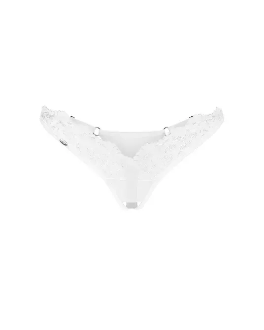 Трусики Obsessive Arrowel White crotchless thong 2XL/3XL Львів - фото 3