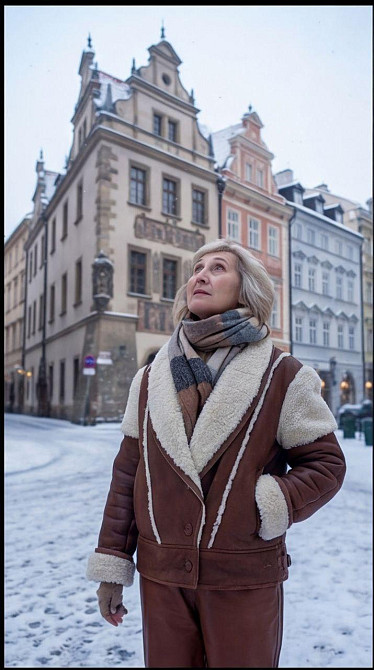 Стильна жіноча дублянка-пілот із натурального хутра (овчина) Харків - фото 2