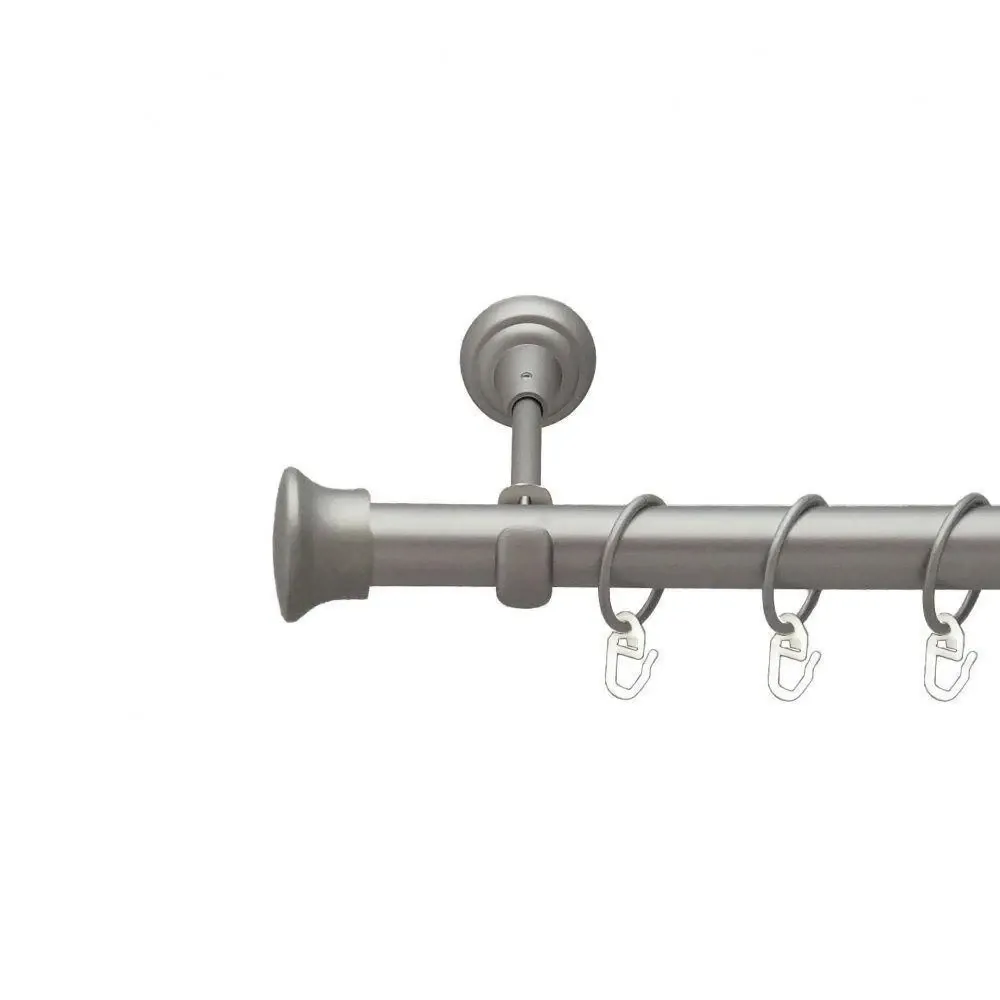 Карниз Orvit Дуо металевий однорядний відкритий Сатин 25 мм 160 см (6322015) Львів - фото 1