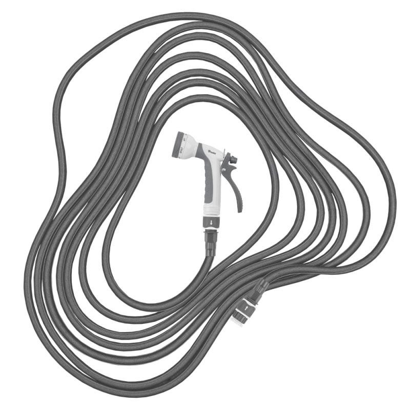 Шланг растягивающийся 9-18 м серый, Bradas Польша Одесса - изображение 3