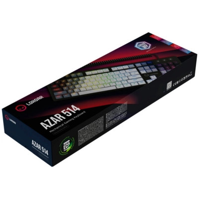 Клавіатура Lorgar Azar 514 RGB USB UA White (LRG-GK514W-UA) Вінниця - фото 7