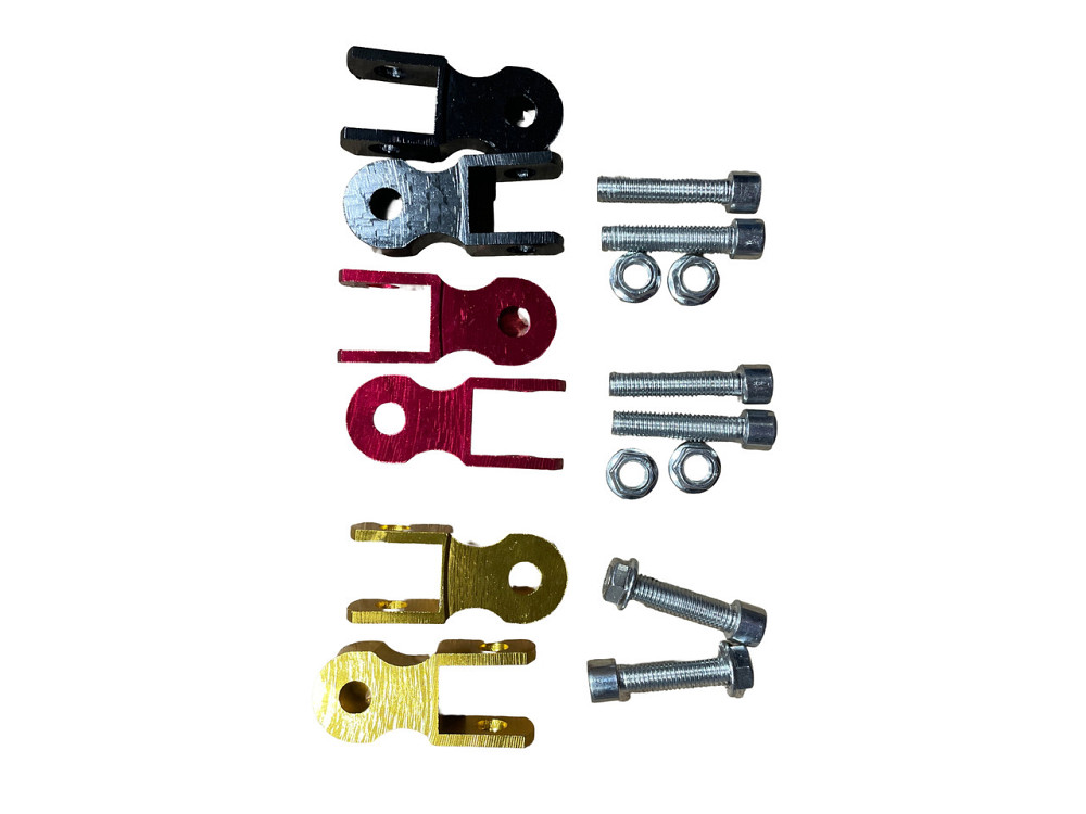 Удлинители амортизатора (пара) 5см, Ø10мм (красные) Мукачево - изображение 1