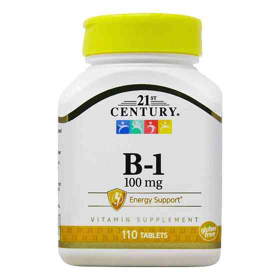 Вітамін В1 21st Century B-1, 100 mg, 110 Tablets Луцьк