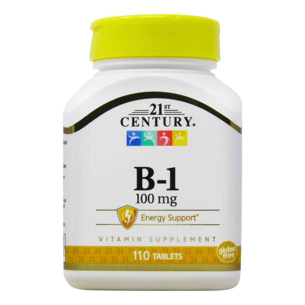 Вітамін В1 21st Century B-1, 100 mg, 110 Tablets Луцьк - фото 1