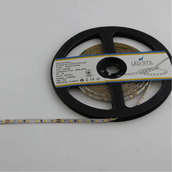 LED-STIL LED стрічка LED-STIL 4000K, 7,2 W, 2216, 120 шт, IP33, 24V, 600LM Коломия