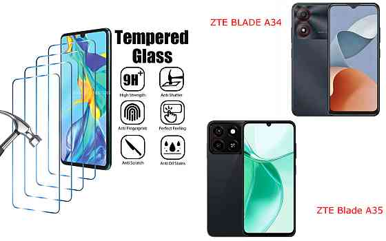 Захисне скло ArmorGlass для ZTE BLADE A34, ZTE Blade A35 – стійке до подряпин та ударів Київ