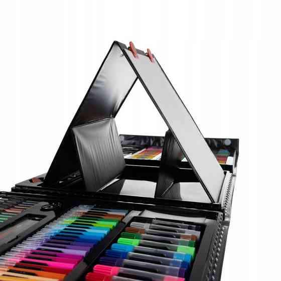 Набор для рисования 208 элементов карандаши и фломастеры в чемодане Maaleo (21645) Нововолынск