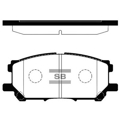 Тормозные колодки HI-Q SP1456 Винница - изображение 1