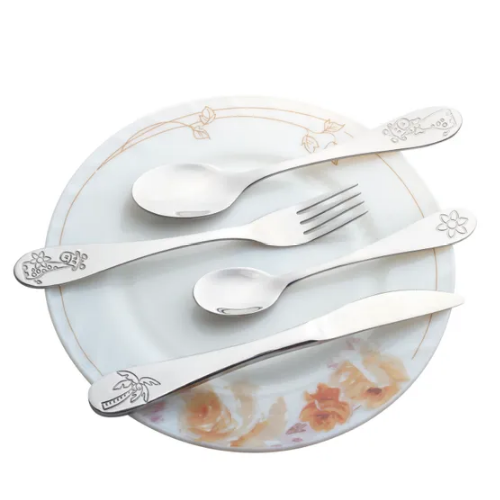 Набір дитячих столових приборів 4 предмети нержавіюча сталь 5335 KAMILLE Житомир - изображение 9