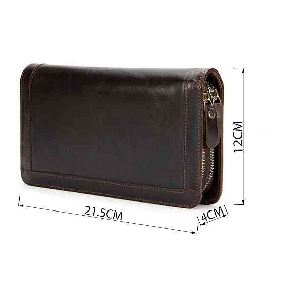 Клатч мужской с ремнем Vintage 14679 Коричневый Киев