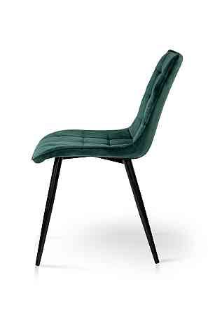 Стілець Віллі чорний /велюр зелений Київ