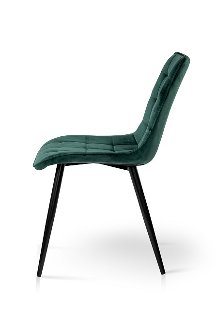 Стілець Віллі чорний /велюр зелений Киев - изображение 3