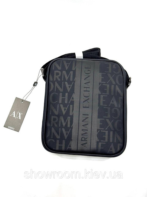 Мужская брендовая сумка AX (2662-2) Киев - изображение 7