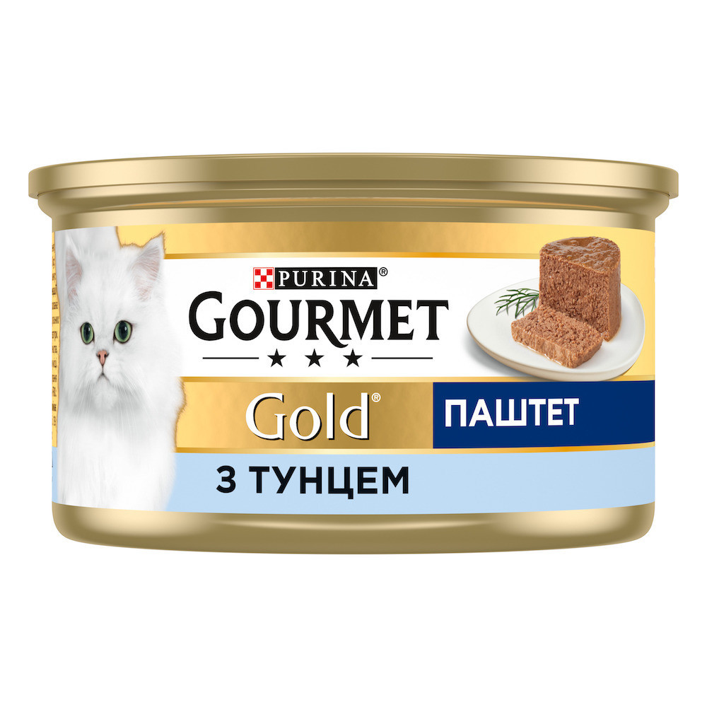 Консерва для кошек Gourmet Gold (Гурме Голд) паштет мус с тунцом 85 г Purina Винница - изображение 1
