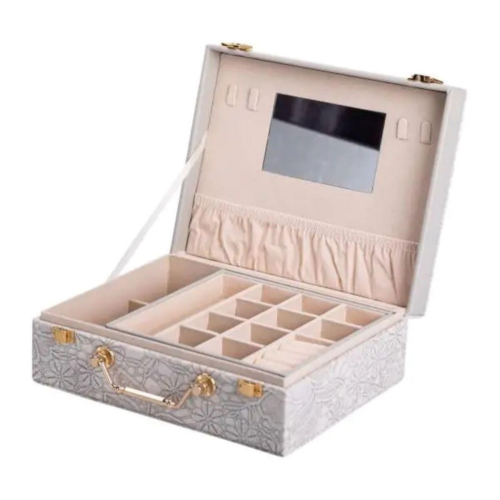 Двоярусна шкатулка для прикрас з дзеркалом Київ - фото 1