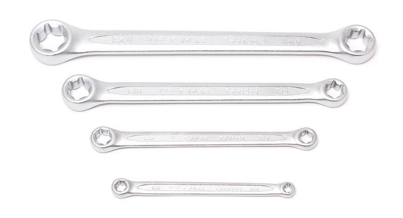 Набір ключів накидних Е-профіль, 4пр. (Е6хЕ8, Е10ХЕ12, Е14ХЕ18,Е20хЕ24) ROCKFORCE RF-5041 Одесса - изображение 2