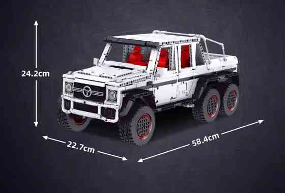 Конструктор дитячий.Джип ігровий Mercedes-Benz G63 6х6 на дистанційному управлінні на 3686 деталей Кам'янець-Подільський