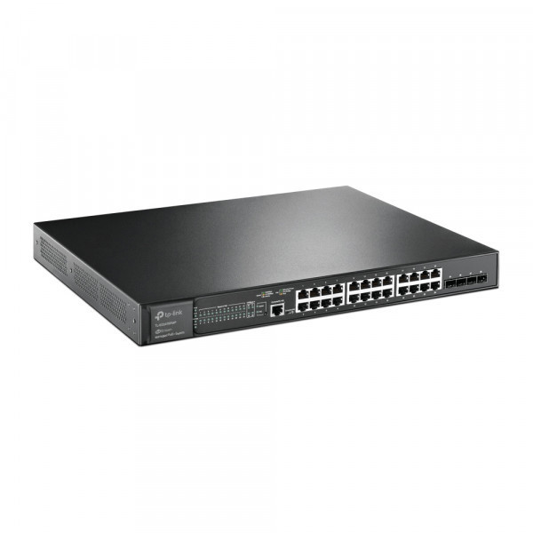 Комутатор TP-Link TL-SG3428XMP 24xGE/PoE+384W 4x10GE SFP+ L2 JetStream 19