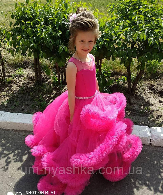 Пышное платье Облачко МАЛИНОВОЕ на 4-6 лет Кривой Рог - изображение 2