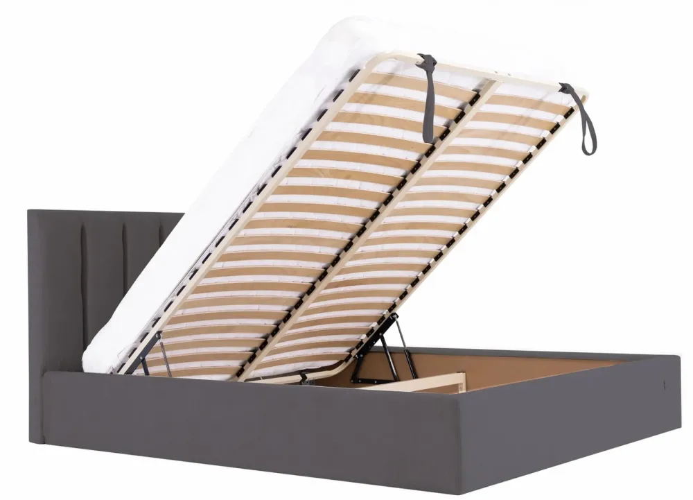 Кровать Sanam Comfort 120 х 190 см Мисти Dark Grey С подъемным механизмом и нишей для белья Темно-серый Киев - изображение 6