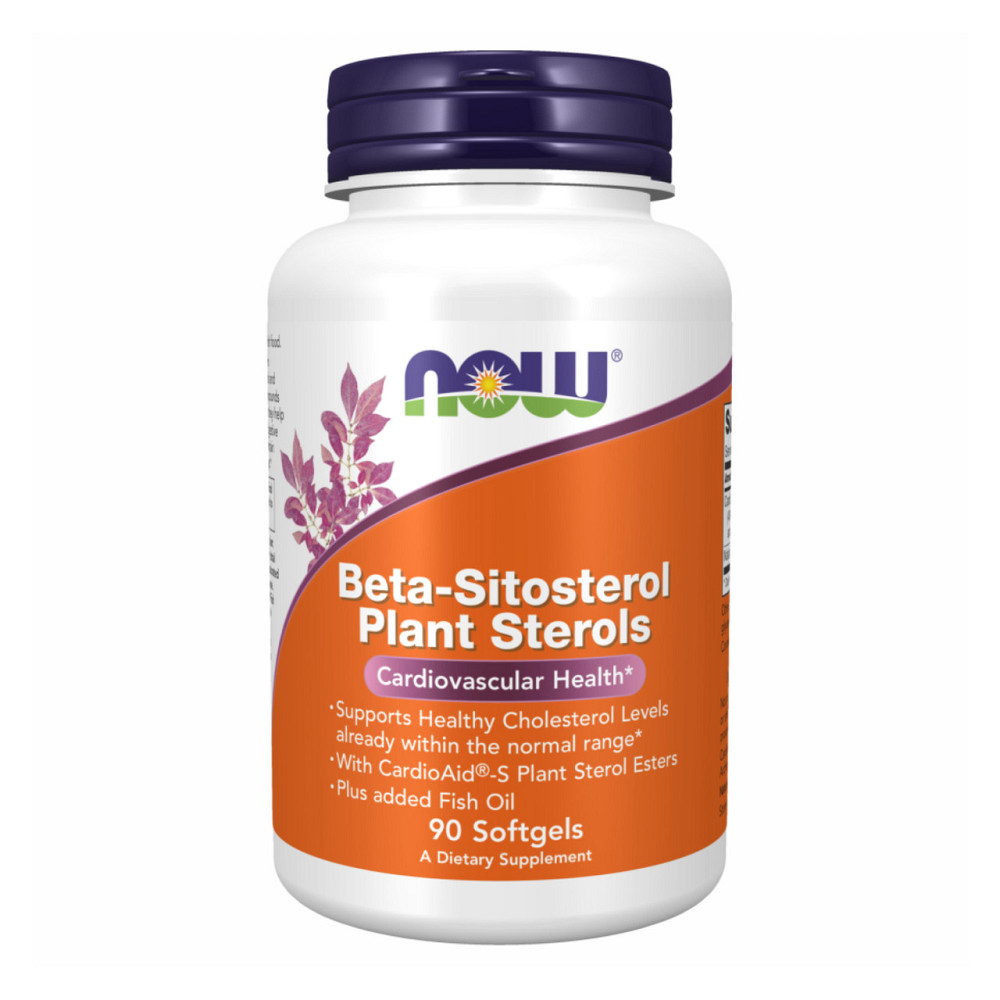Бета-ситостерин растительные стеролы Now Foods Beta-Sitosterol Plant 90 sgels Киев - изображение 1