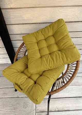 Подушка для стільців (50x50х8 см) Decorator Соро колір гірчичний 84-136 Київ