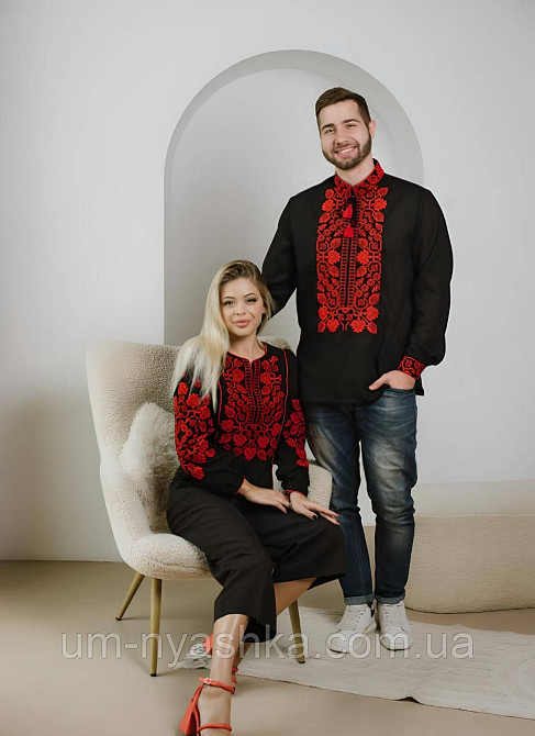 Жіноча вишиванка натуральна "Владана чорна" р.S-XL Кривий Ріг - фото 4