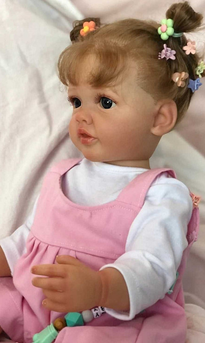 Реалістична Лялька Реборн 55 см Дівчинка Елла. Харків - фото 3