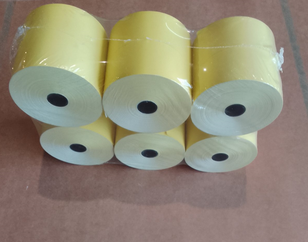 Кассовая лента термо 57 мм 60 метров желтая Павлоград - изображение 4