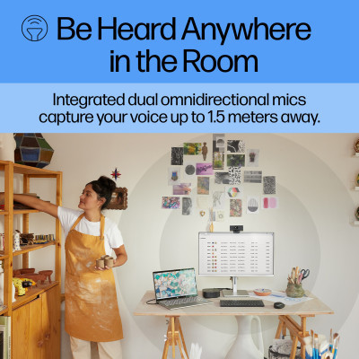 Веб-камера HP 620 FHD (6Y7L2AA) Винница - изображение 6