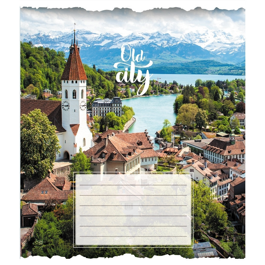 Зошит загальний "Старе місто" 096-630039K-3 в клітинку, 96 аркушів Вінниця - фото 1