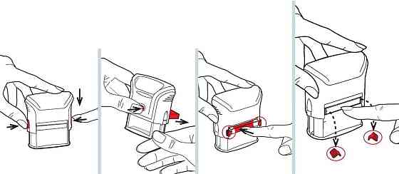 Подушка для штампа Trodat 83428 Фиолетовая для Printy 4912/4952 замена комплект Киев