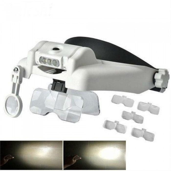 Бинокуляр очки бинокулярные со светодиодной подсветкой MG82000MC Полтава - изображение 1