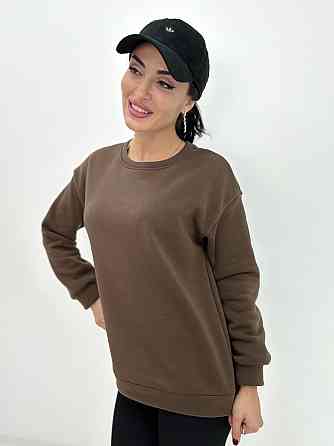 Базовий однотонний світшот "Stand" оптом | Норма і батал Шоколадний, 46-48 Київ