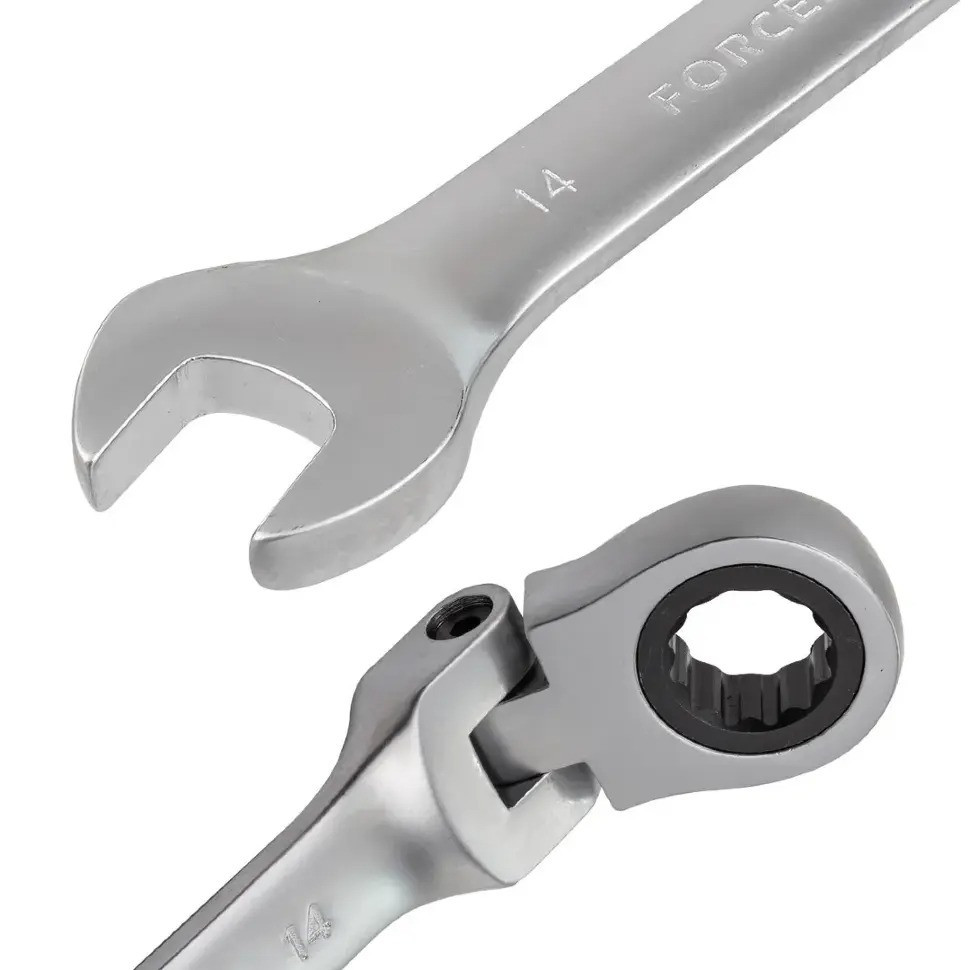 Набір ключів тріскачкових із шарніром 13 пр. (8-32 мм) FORCEKRAFT FK-10340 Одеса - фото 3