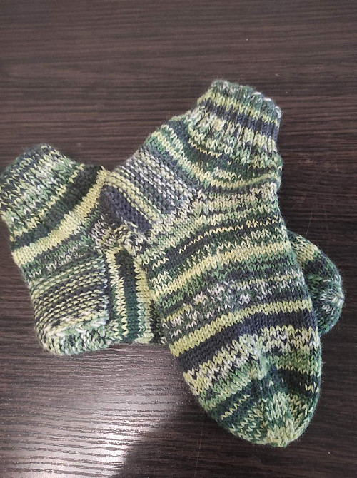 Детские шерстяные носочки, ручная вязка,топ Крохатушка одяг Киев - изображение 3