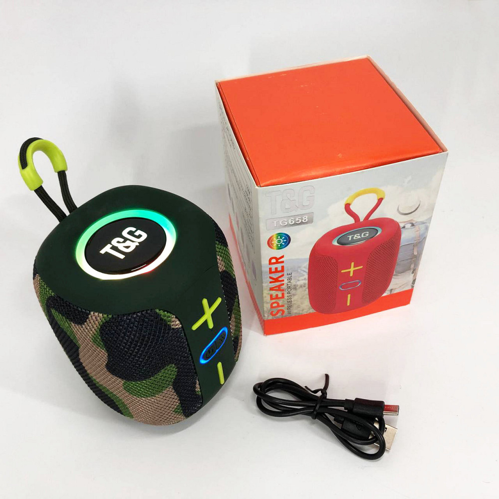 Колонка для любителей активного отдыха TG658, Колонка на аккумуляторе маленькая акамуляторна JE-48 Львов - изображение 19