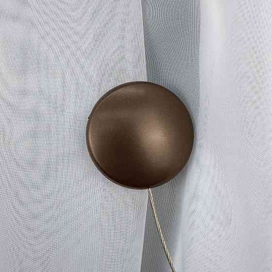 Магниты для штор и гардин Круг 2 шт Коричневый (81-294) Киев