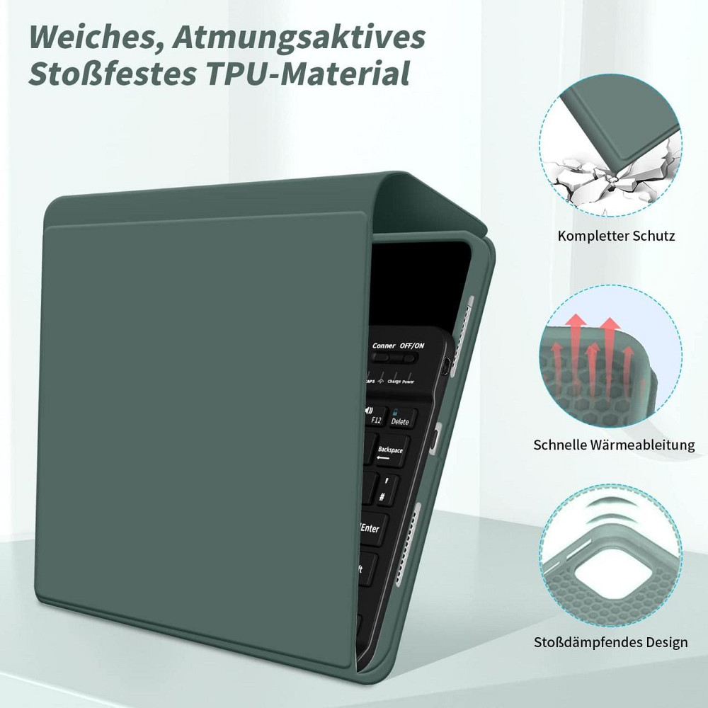 Защитный чехол с Bluetooth клавиатурой для iPad 10.2 (2019/20/21)/pro10.5(2017)/Air 3 10.5 Днепр - изображение 4