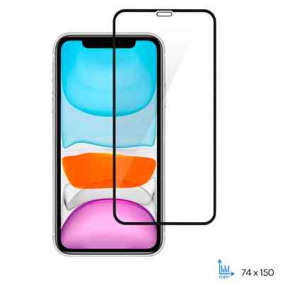 Стекло защитное 2E Apple iPhone 11 2.5D FCFG black (2E-IP-11.-6.1-SMFCFG-BB) Винница