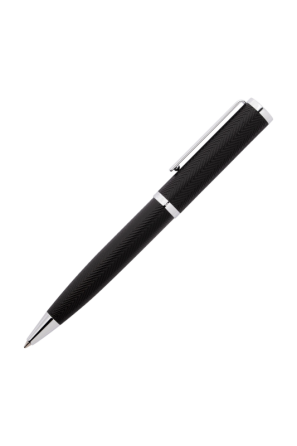 Ручка кулькова Hugo Boss Formation Herringbone Chrome (довжина 13.5 см) Чорний Київ