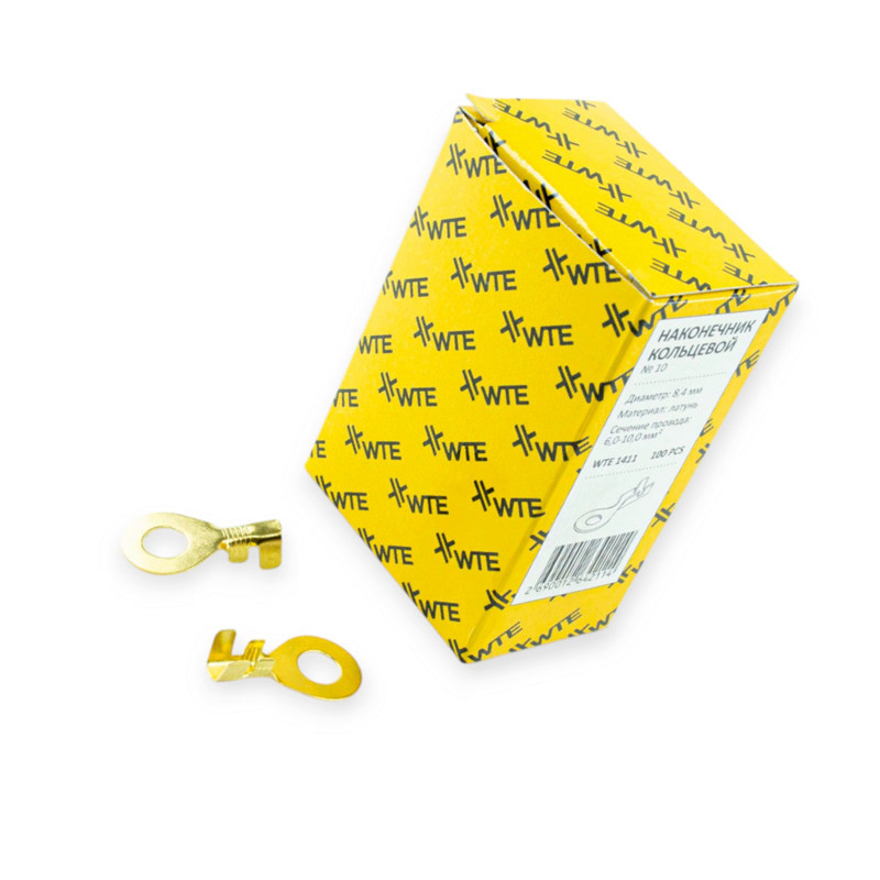 Наконечник дроту "під болт" вушко d8 (100шт) WTE Мукачево - фото 1