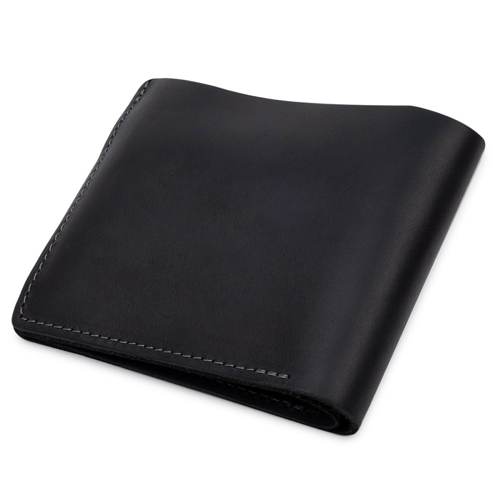 Небольшое мужское портмоне GRANDE PELLE 11566 Черный Киев - изображение 2