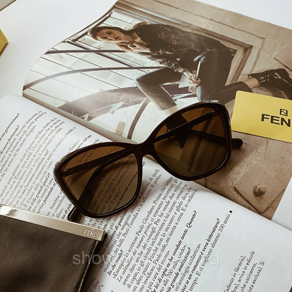 Жіночі окуляри з поляризацією (3220) brown Київ - фото 2