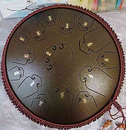 Глюкофон 15 нот бронзовий 14 дюймів — зручна сум. Харків