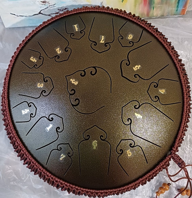 Глюкофон 15 нот бронзовий 14 дюймів — зручна сум. Харків - фото 3