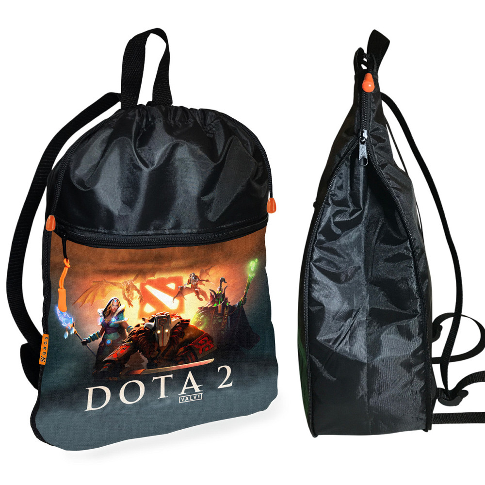 Шкільний рюкзак дитячий Dota 2 + Сумка для взуття спортивної форми рюкзак-мішок для хлопчика (01688) Київ - фото 2